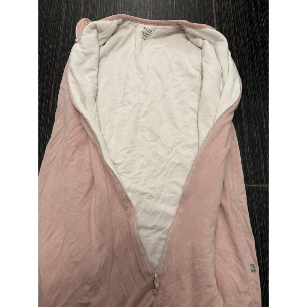 Kyte Baby Sleep Sack 1.0 Tog Size 6-18 Months Pale Pink Walker Sleeveless Bamboo